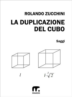 cover image of La duplicazione del cubo